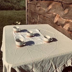 4 Watercolor by Hearthside Cup Set.